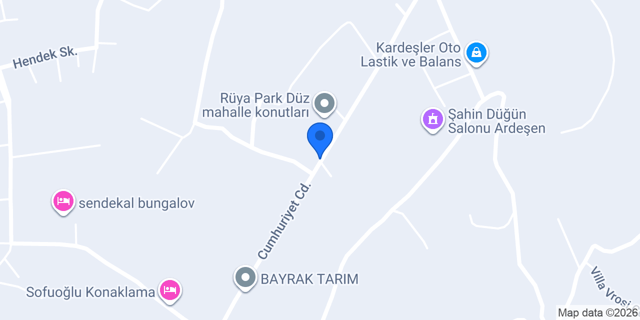 NİŞANCI TARIM TİCARET konumu