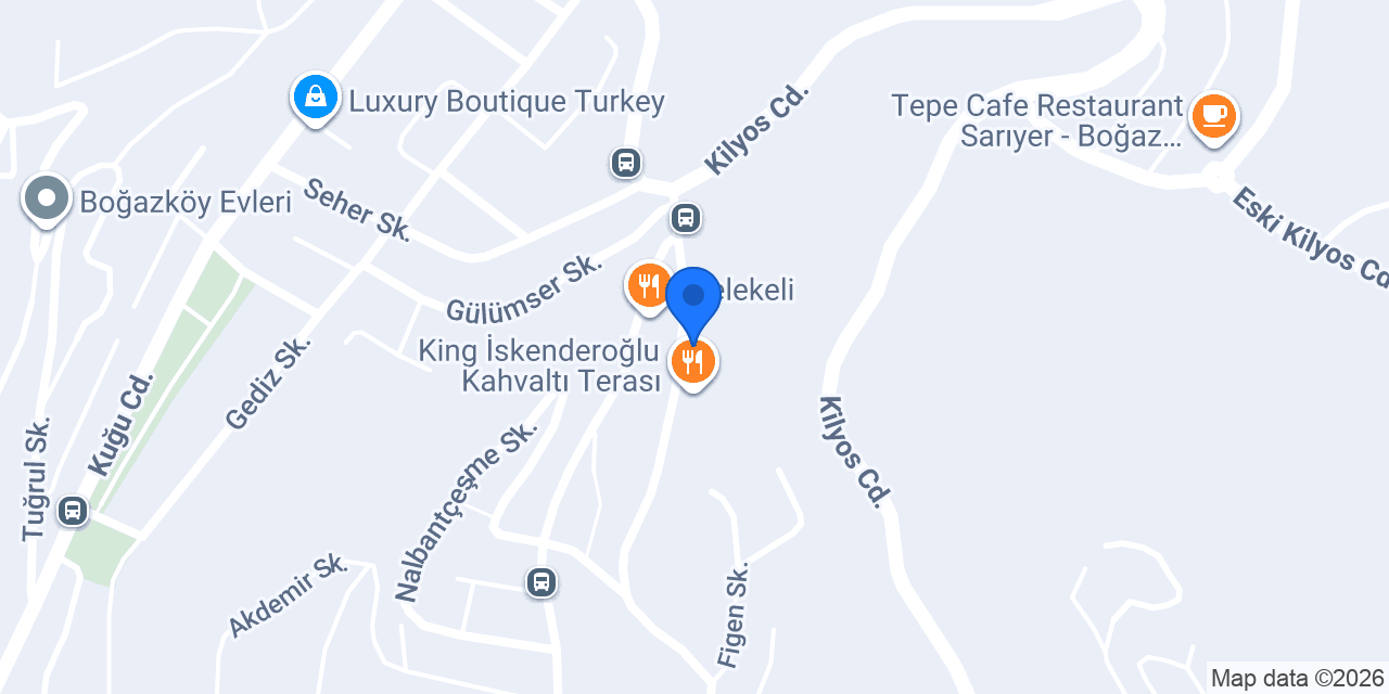 DOĞA CAFE SARIYER konumu