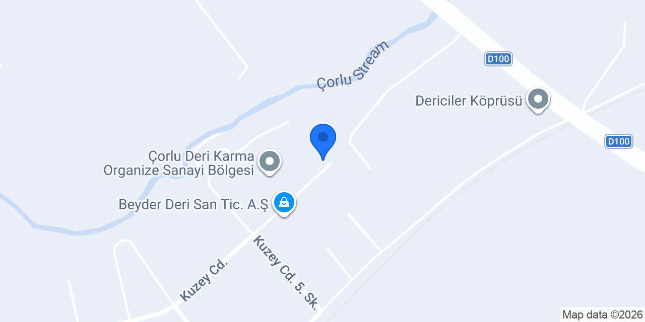 Beysa Deri San. ve Tic. Ltd Şti. konumu