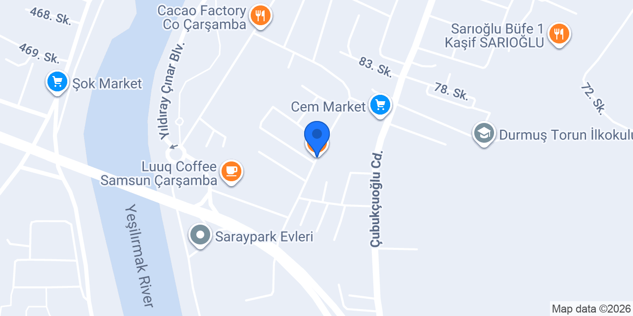 Eşref Usta Dondurma&Cafe konumu