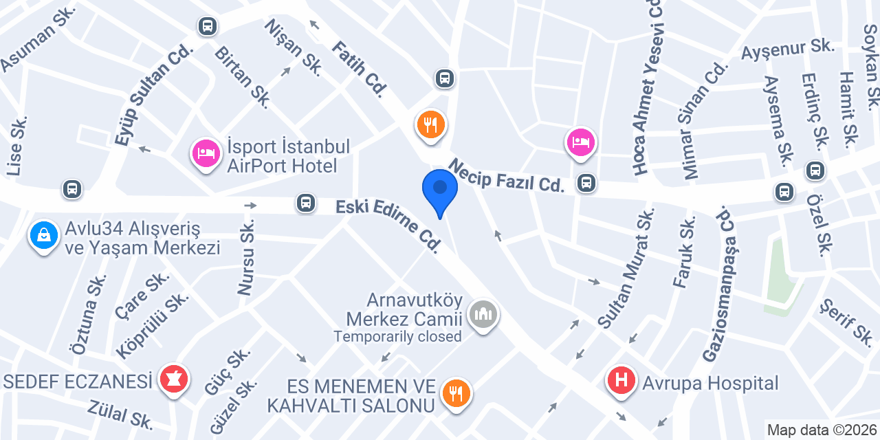 Bebem Baby Spa arnavutköy konumu