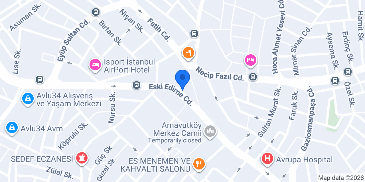Huzur Kahvesi 2 konumu