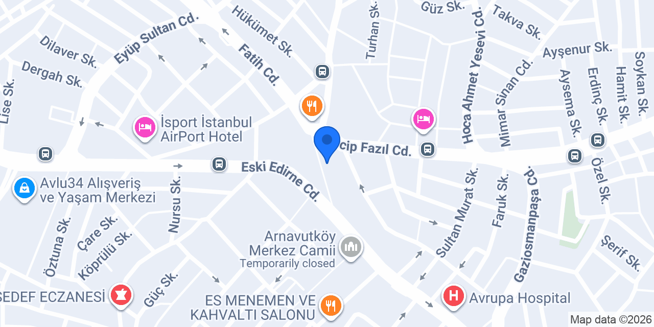 Karadeniz Pide Sarayı konumu