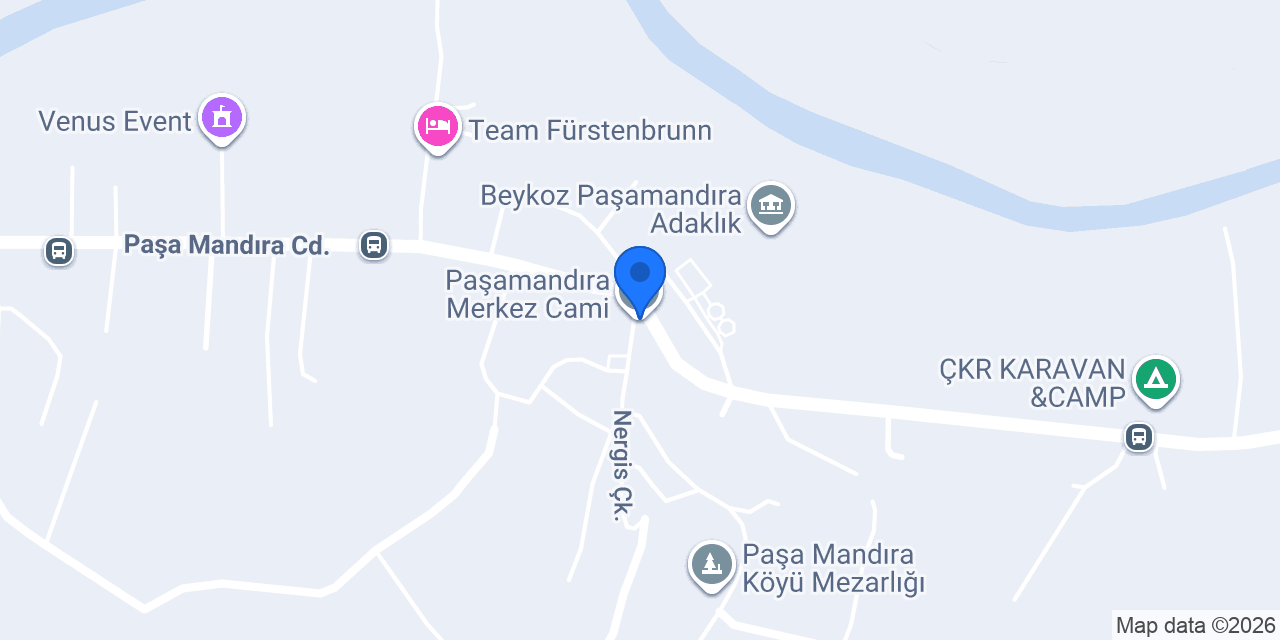 Paşamandıra Merkez Cami konumu