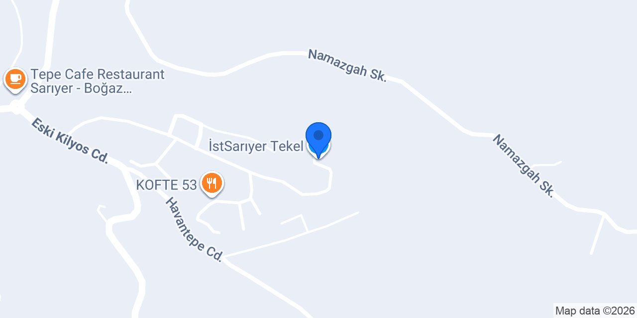 İstSarıyer Tekel konumu