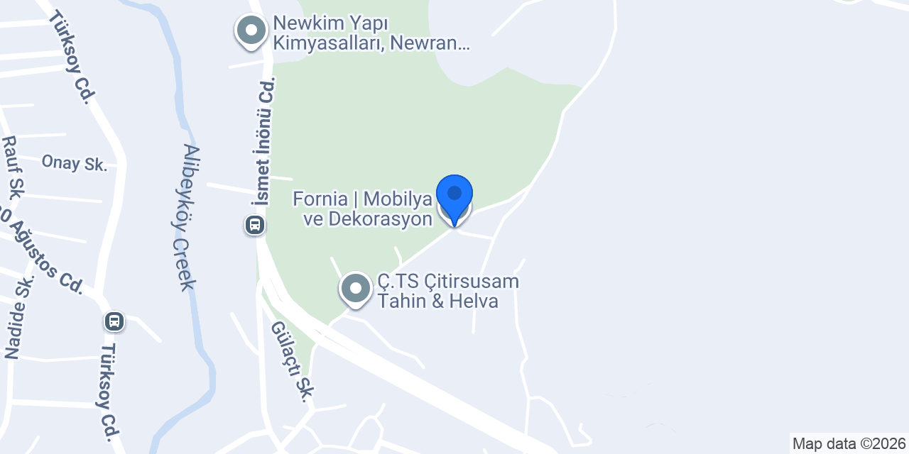 Fornia | Mobilya ve Dekorasyon konumu