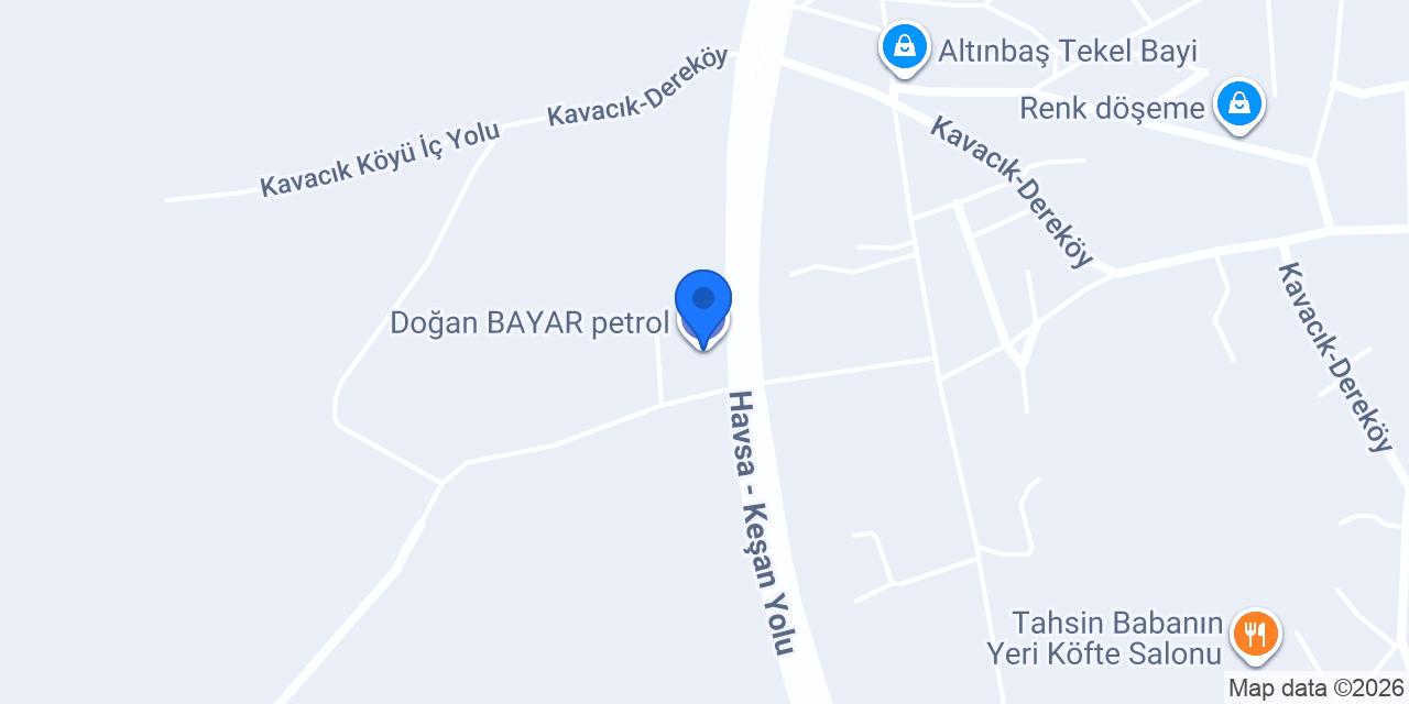 Doğan BAYAR petrol konumu