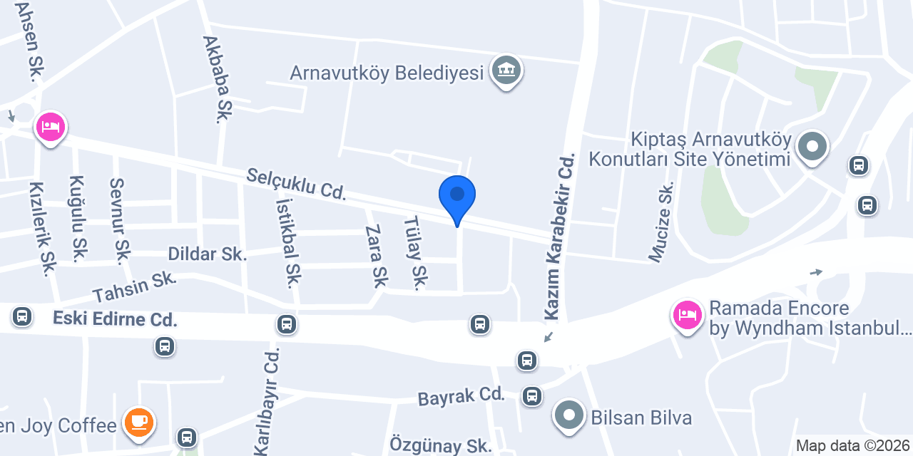 Melik Çetinkaya Mimarlık konumu