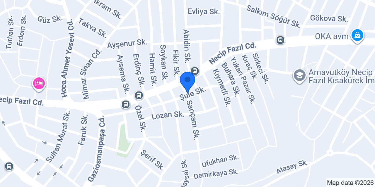 Arnavutköy elektrikçi konumu