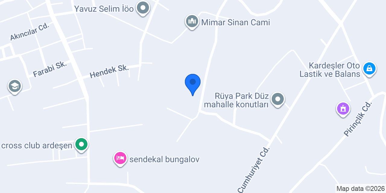 Sinanoğlu Mermer Granit konumu