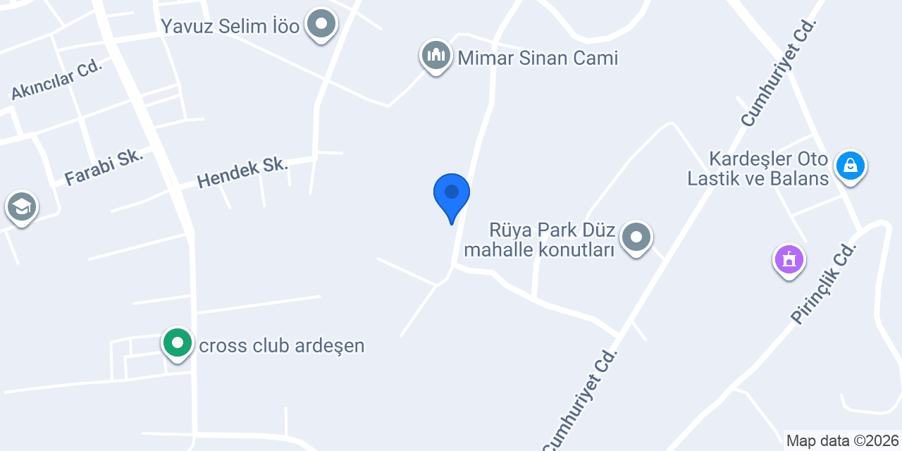 ÇAVYAR GRUP ORMAN ÜRÜNLER LTD.ŞTİ konumu