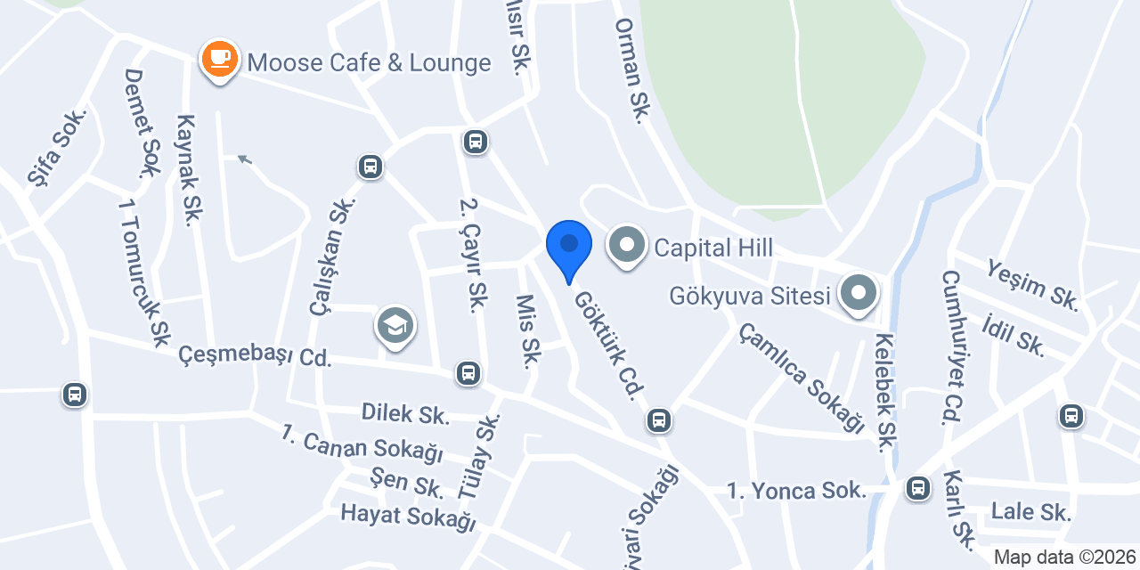 Göktürk Merkez Servis konumu