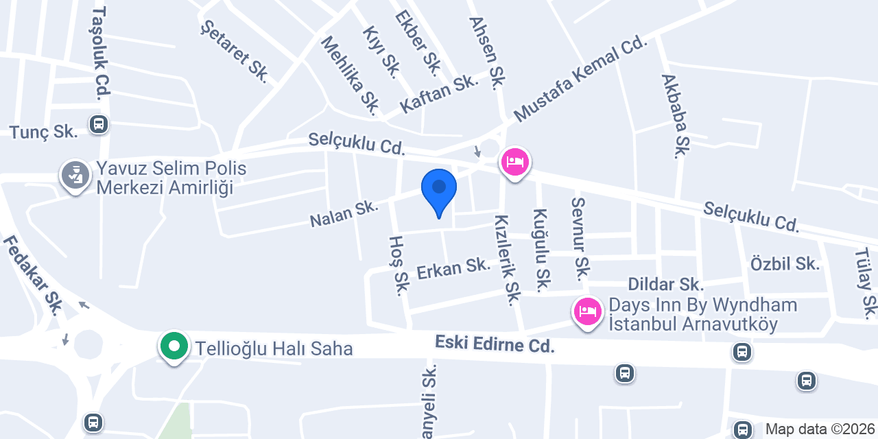 Deruni Travel VIP Transfer konumu