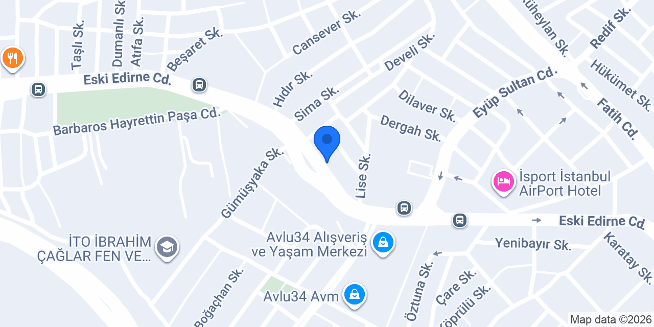 Arnavutköy Avize konumu