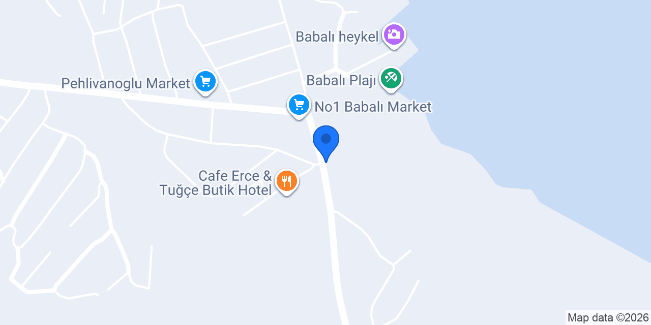 Babalı Pansiyon konumu