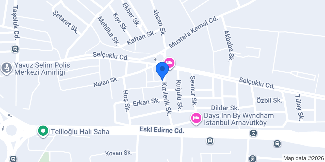 Çelik Kasap 2 Arnavutköy konumu