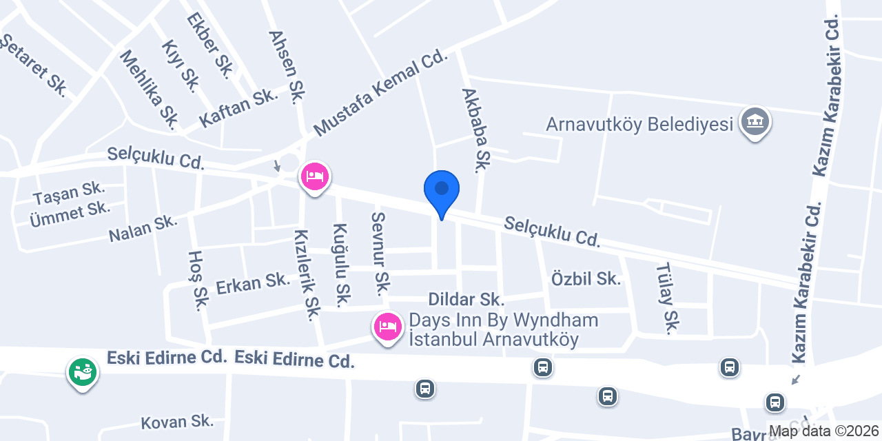 MK YAPI AUTO RENTACAR konumu