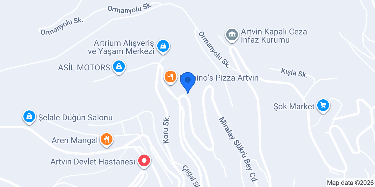 Petrol Ofisi konumu