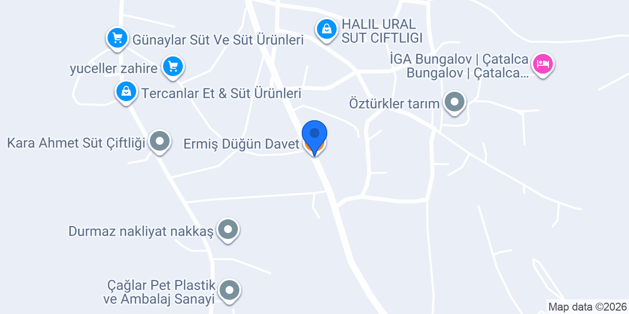 Ermiş Düğün Davet konumu