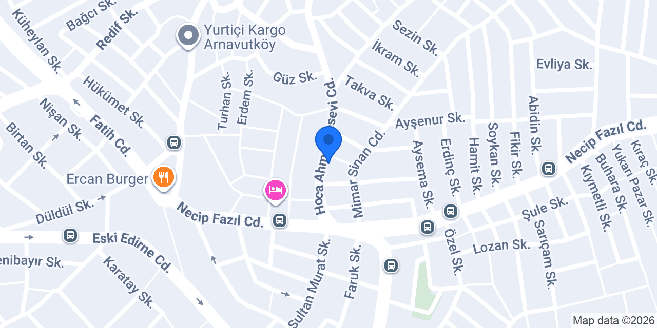 Etzade Döner Arnavutköy konumu