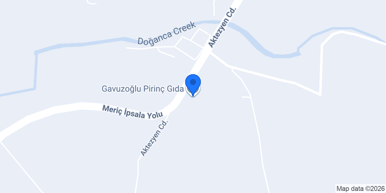 Gavuzoğlu Pirinç Gıda konumu
