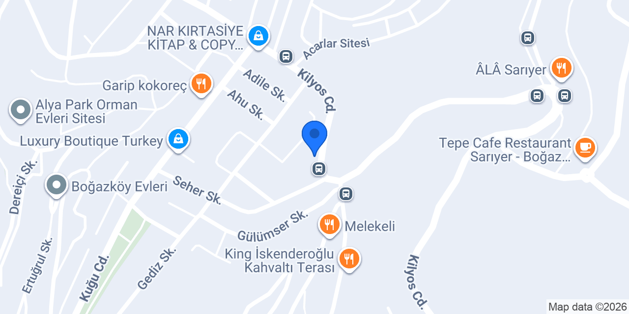 Hızlı Mama Sarıyer konumu