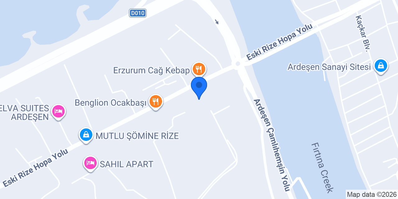 Kaçkarsan Yapı konumu