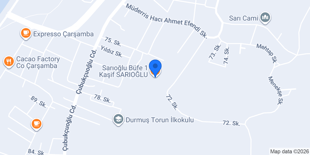 Sarıoğlu Büfe 1 Kaşif SARIOĞLU konumu