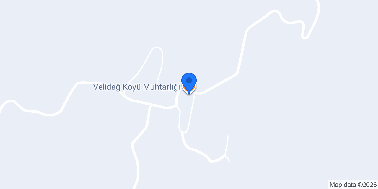 Velidağ Köyü Muhtarlığı konumu