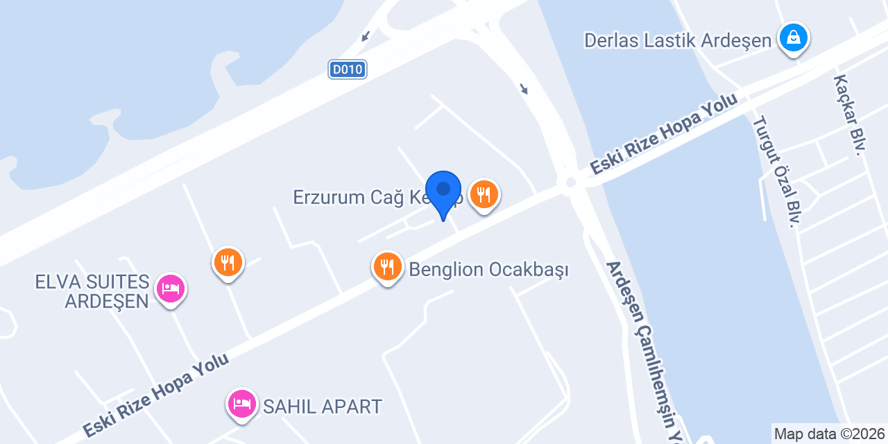 Öz-Gür Çay Hamidiye Çay Fabrikası konumu