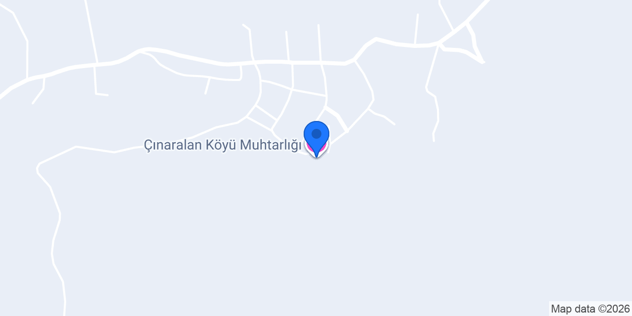 Çınaralan Köyü Muhtarlığı konumu