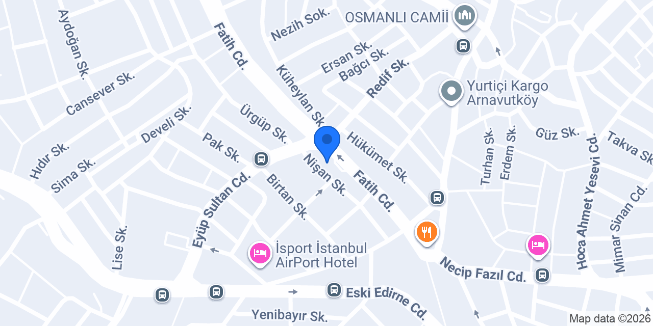 Yapı Kredi - Arnavutköy Şubesi konumu