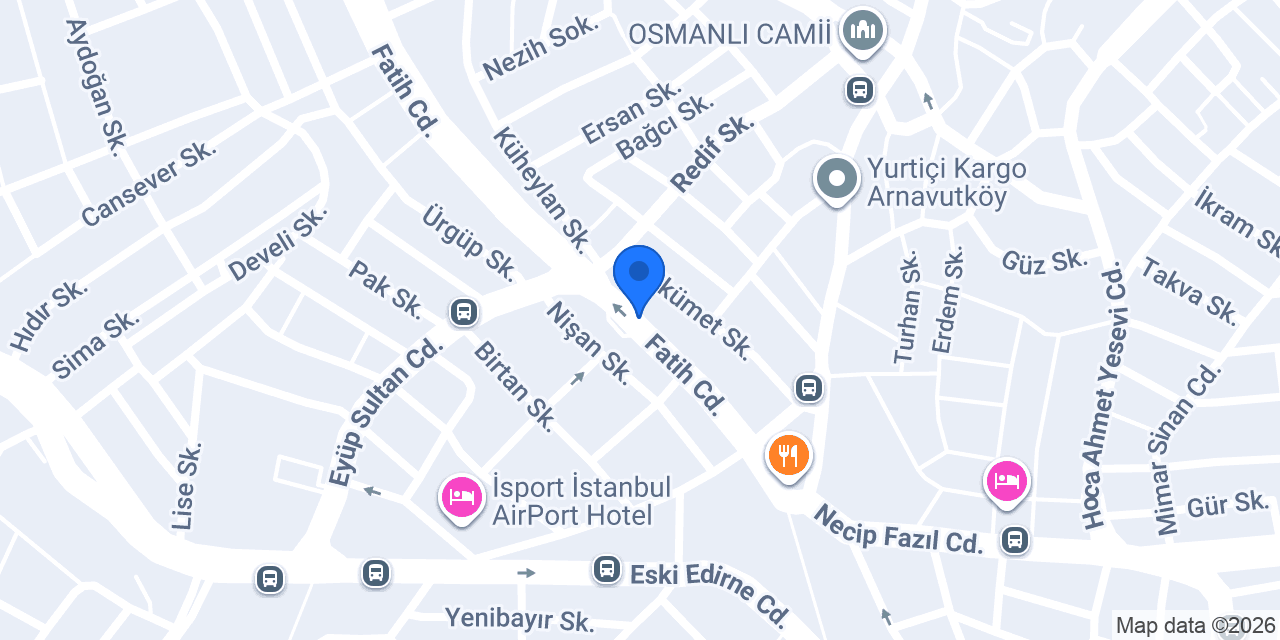Kovada Pilav Kp Arnavutköy konumu