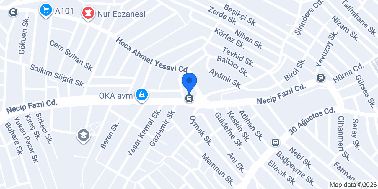 Sarıyer börekçisi konumu