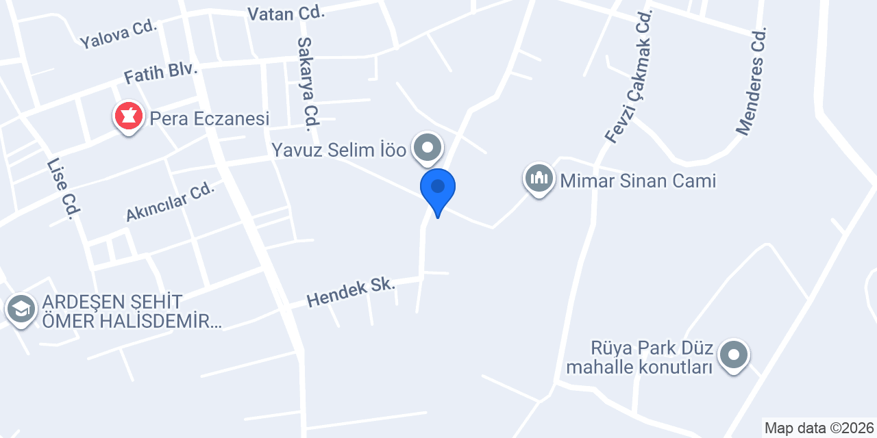 ZEKİ YAZICI konumu