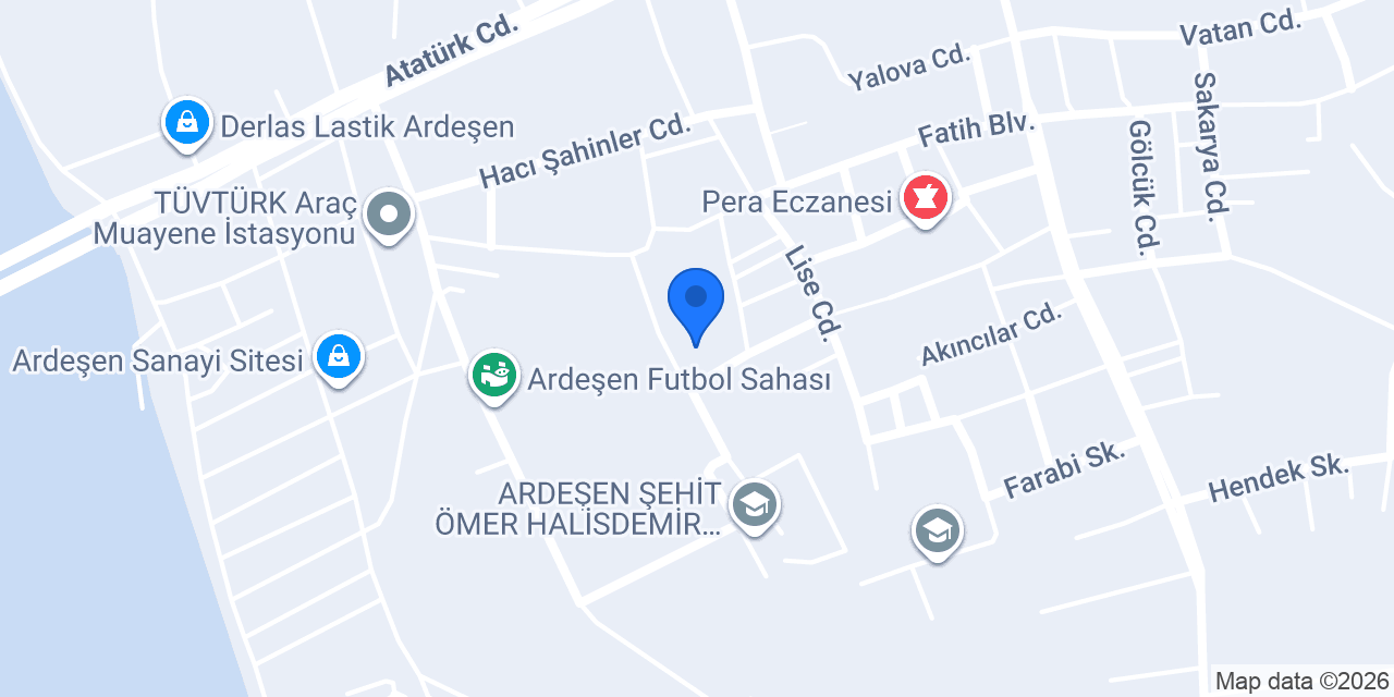 AYDER GIDA konumu