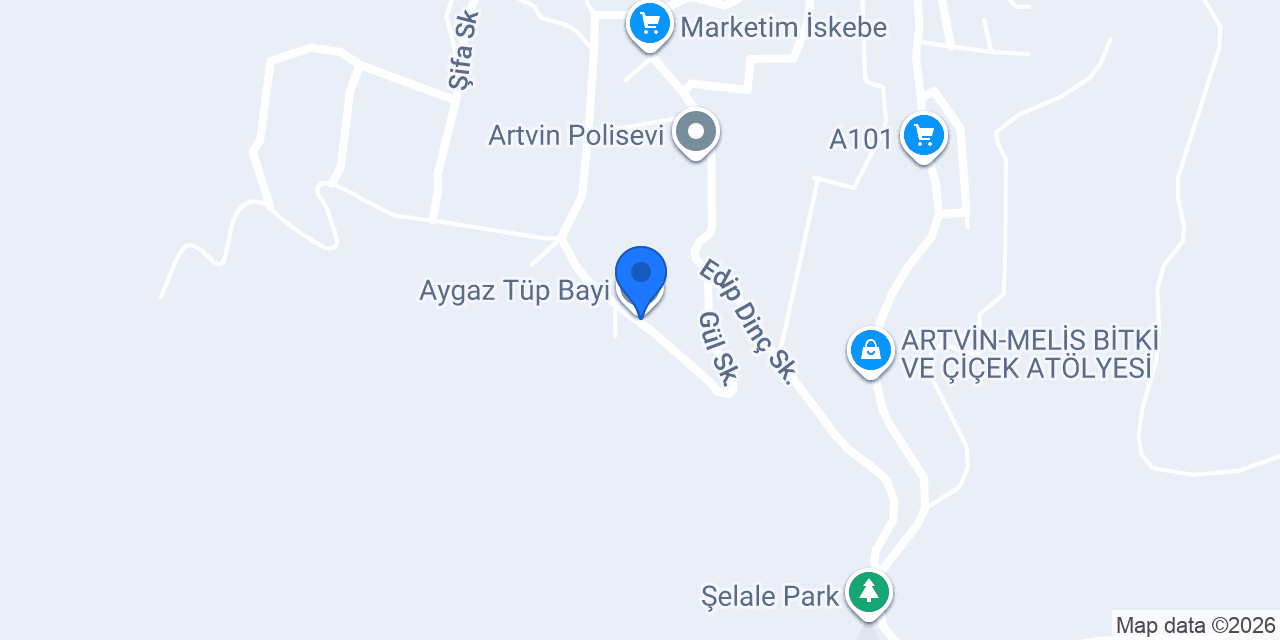 Aygaz Tüp Bayi konumu