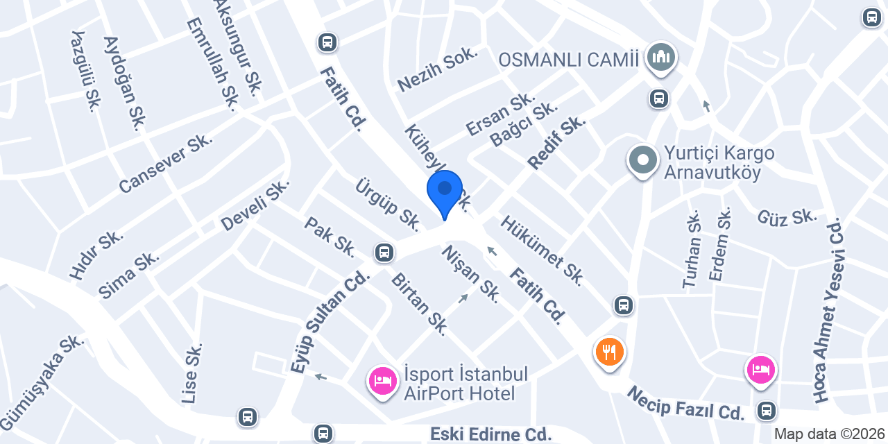 TEB Arnavutköy Şubesi konumu