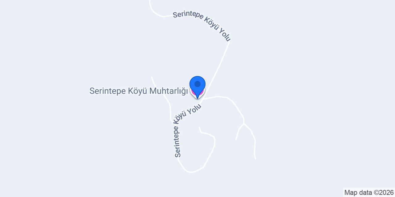 Serintepe Köyü Muhtarlığı konumu