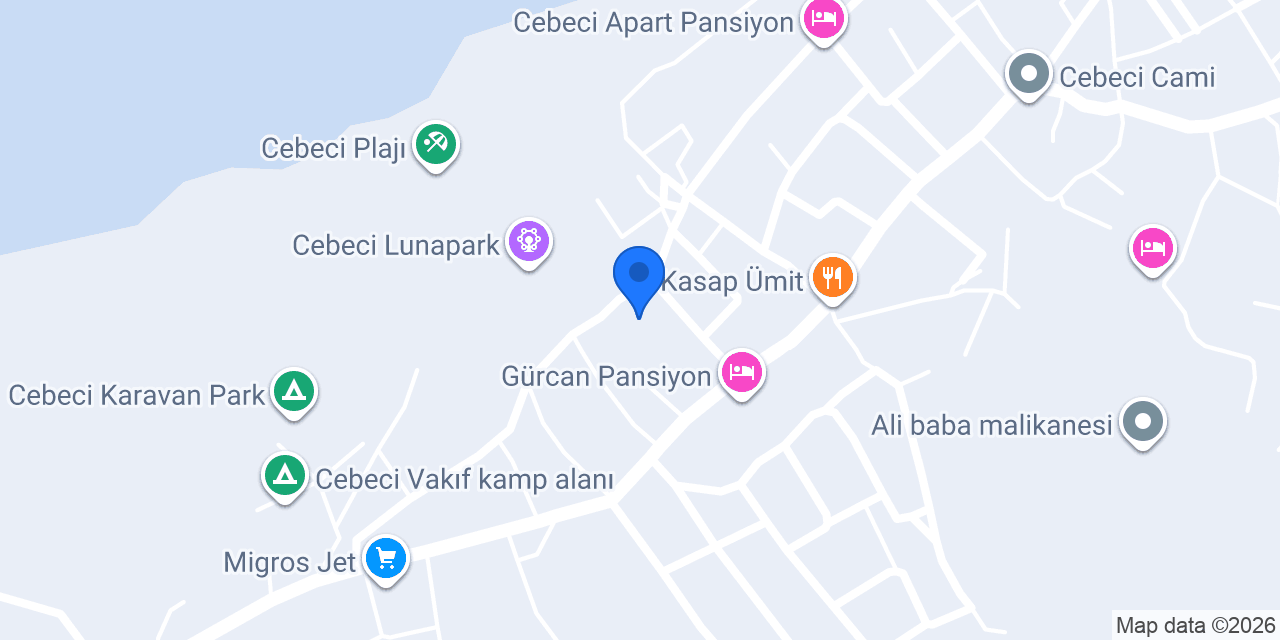 Arasya Pansiyon (Cebeci Kanyılmaz Apart) konumu