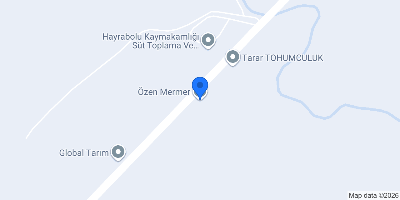 Özen Mermer konumu