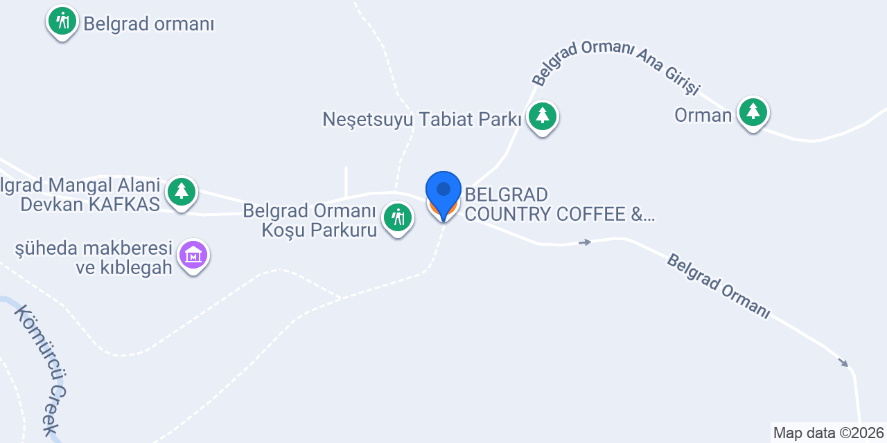 BELGRAD COUNTRY COFFEE & RESTAURANT konumu