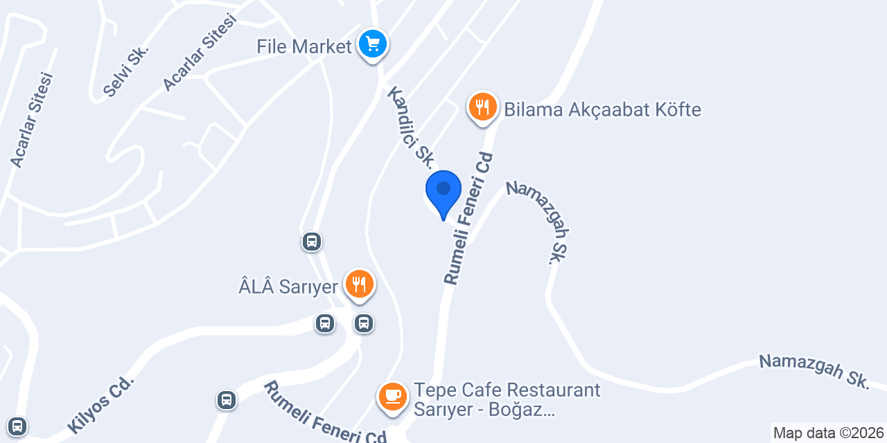 Saray yapı & service konumu