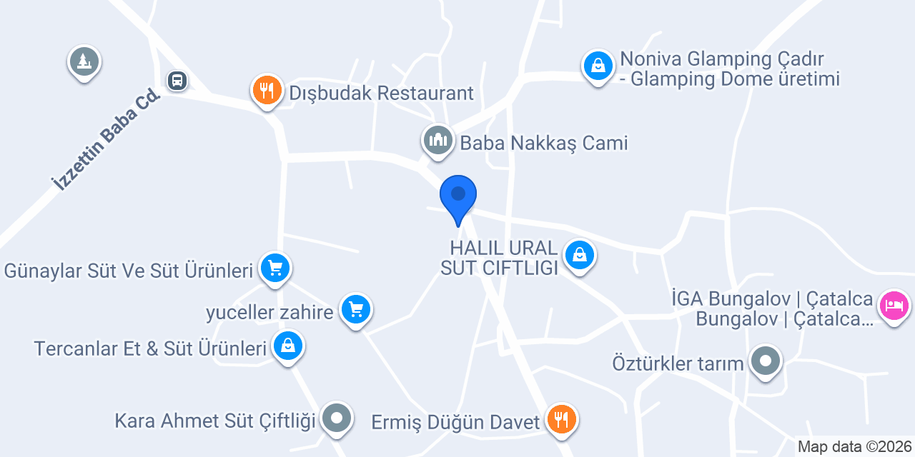 Çerçioğlu Gıda konumu