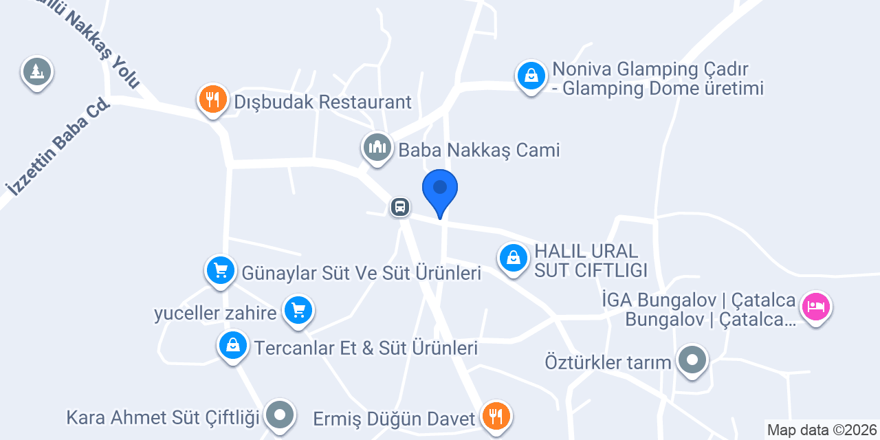 Baba Nakkaş Doğal Süt Çiftliği konumu