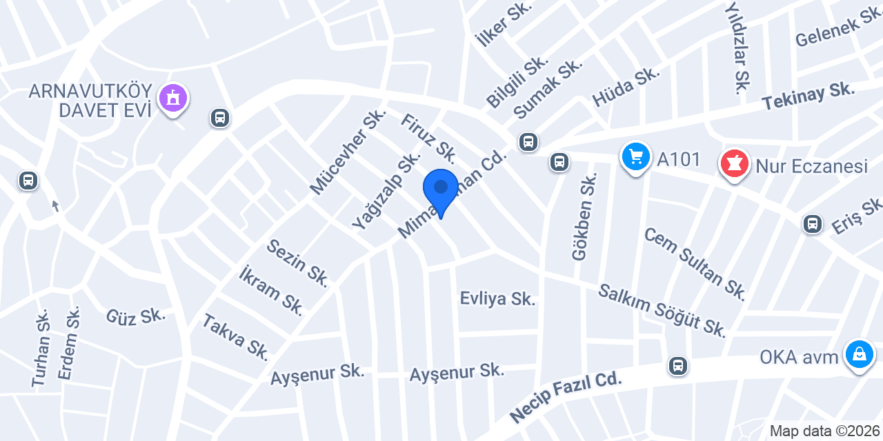 Arnavutköy tesisatçı konumu