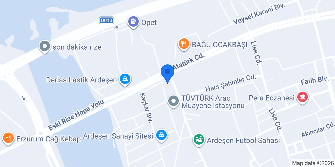 YEĞEN HAFRİYAT konumu