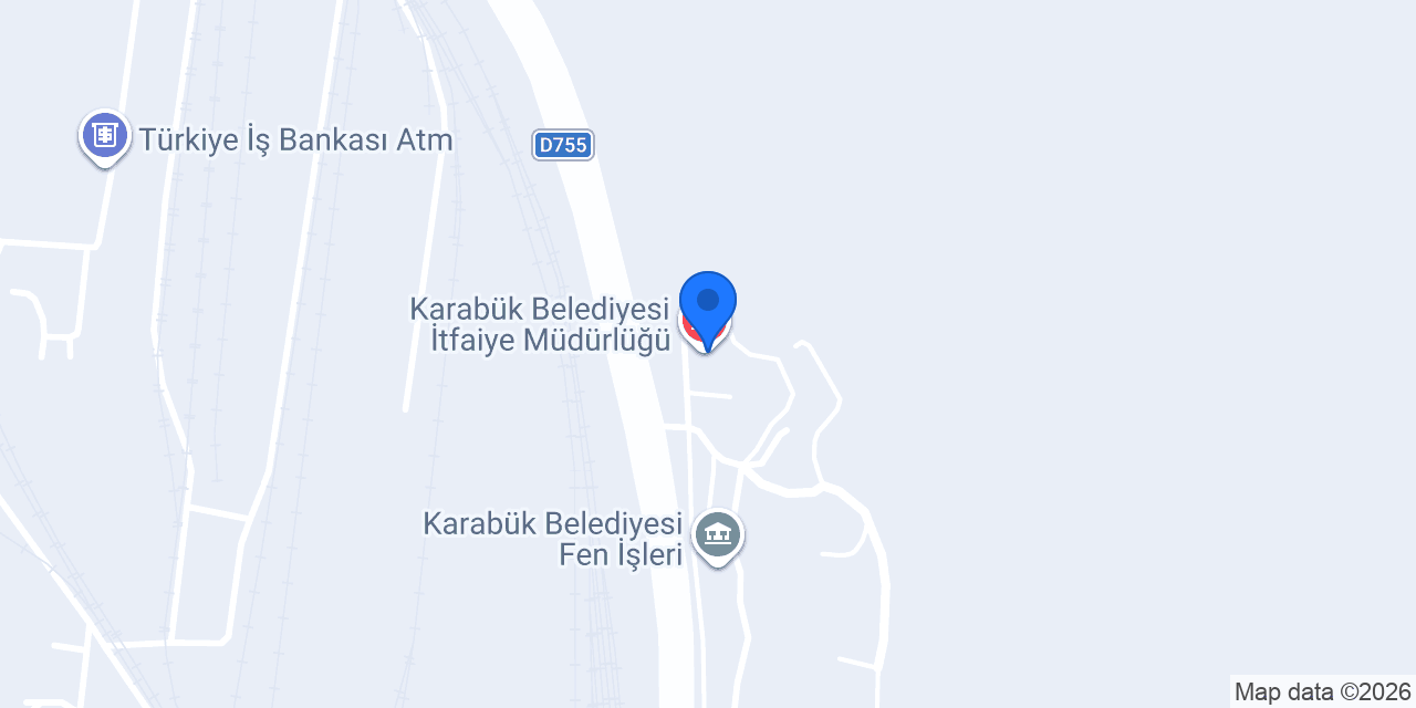 Karabük Belediyesi İtfaiye Müdürlüğü konumu