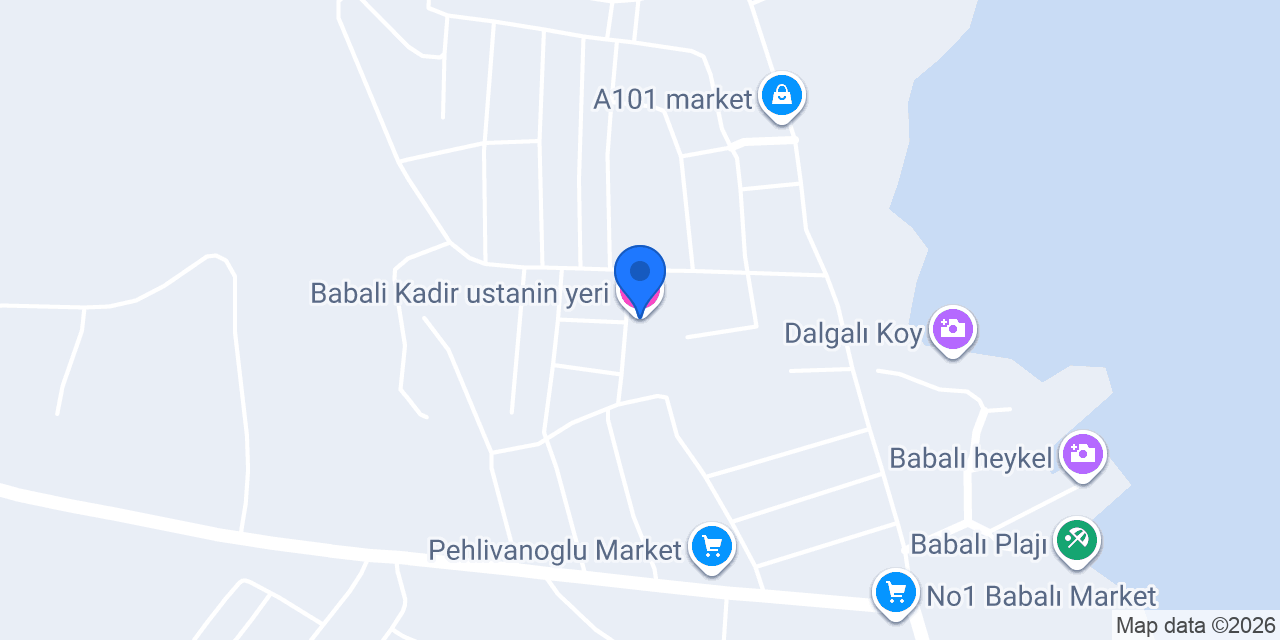 Babali Kadir ustanin yeri konumu