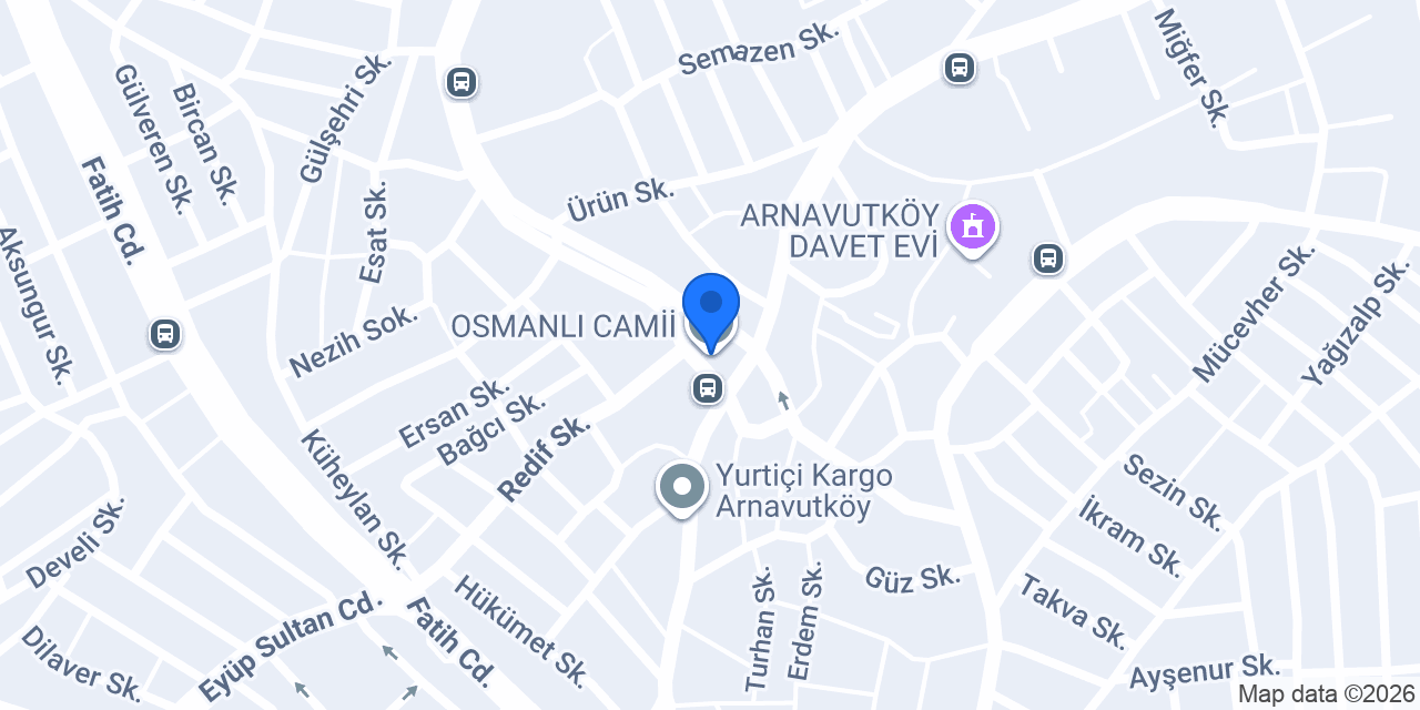 Osmanlı Camii Çay Bahçesi konumu